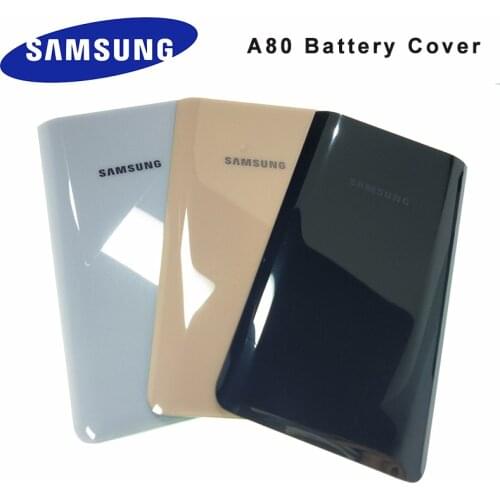 Samsung Galaxy A80 A 80 Back Battery Cover Glass Door Rear Housing Cover Replacement Case For SAMSUNG Galaxy A80 A805 SM-A8050