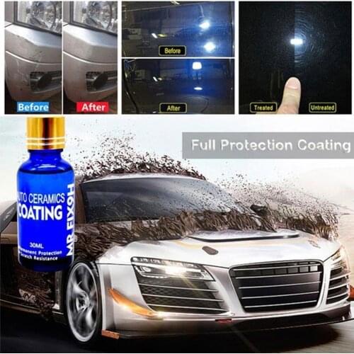30ml 9h Car Liquid Ceramic Coat Hydrophobic Glass Coating Detailing Paint Anti-scratch Glasscoat Auto Care Car Motocycle Po B2V3