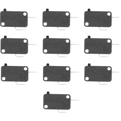 10pcs 16A Replacement Limit Switch For Microwave Washing Machine Rice Cooker KW1-103 Large Micro Switch