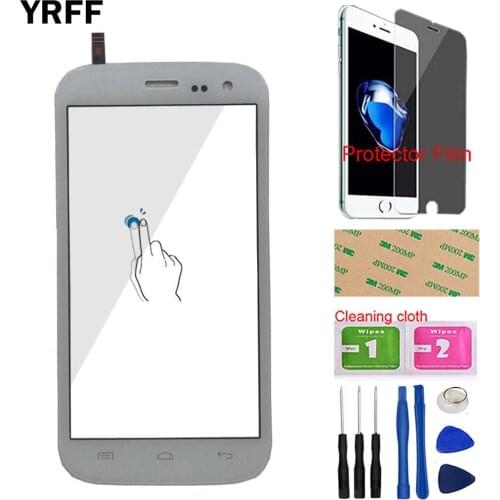 YRFF 5'' Phone Touch Screen Digitizer Panel For Wiko Darknight Touch Screen Digitizer Panel Tools + Protector Film Adhesive