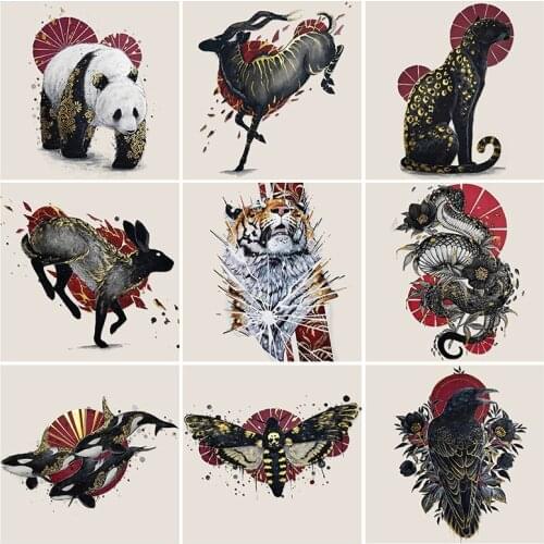SHAYI 5D Diamond Painting Personality Cartoon Animal Pattern Full Square/Round Drill Embroidery Cross Stitch Home Decor Painting