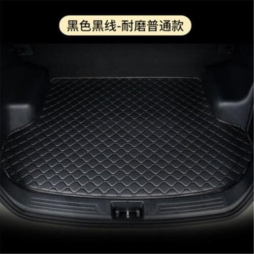 Car styling 3D three-dimensional PU tail box protective carpet pad trunk luggage pad for Peugeot 307 Hatchback 2008-2013
