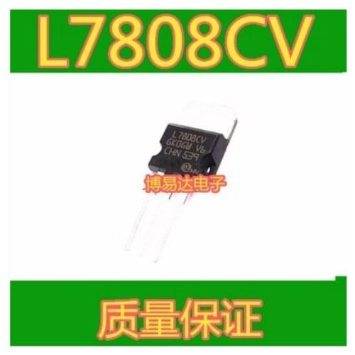 Free Shipping 100pcs L7808CV TO-220 L7808