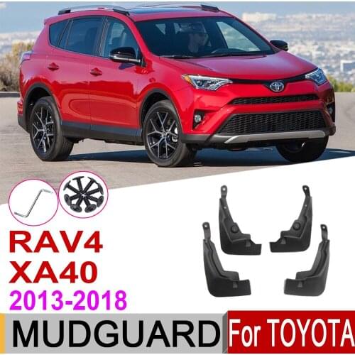 Car Mudflap For Toyota RAV4 RAV 4 XA40 40 4th 2018~2013 Fender Mud Guard Splash Flaps Mudguards Accessories 2017 2016 2015 2014