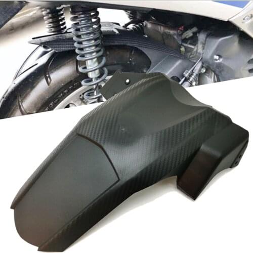 Motorcycle Rear Fender Mudguard Hugger Splash Guard Carbon Fiber Pattern for YAMAHA NMAX 155 NMAX 150