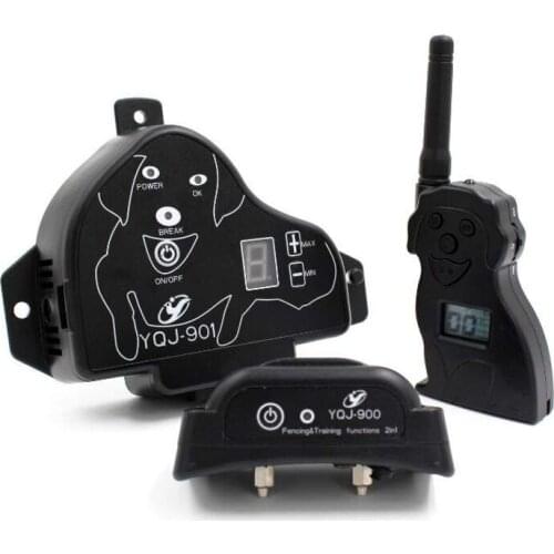 Pet Dog Electric Fence System Rechargeable Waterproof Adjustable Dog Training Collar Electronic Fencing Containment System