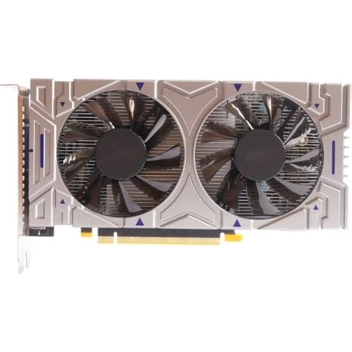 L41E Gaming Graphic Card for NVIDIA GTX 550Ti 4GB GDDR5 128 Bit PCIE 2.0 HDMI-Compatible/VGA/DVI Interface w/ 2 x Cooling Fan