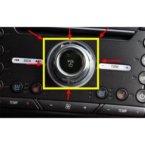 For New Mondeo navigation SYNC3 Knob Button Central Control Volume Switch