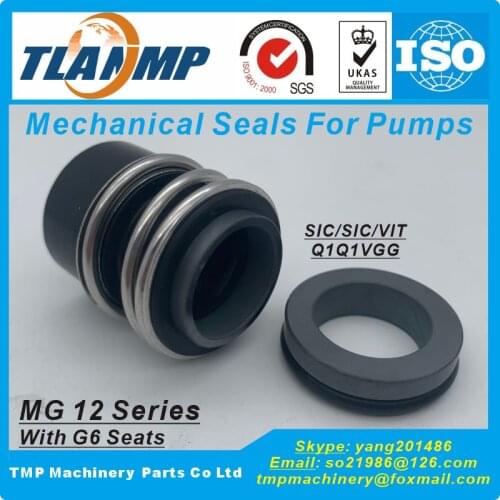 MG12-18/G6 , MG12-18Z , MG12/18-Z Burgmann TLANMP Mechanical Seals for Pumps with G6 Stationary Seat