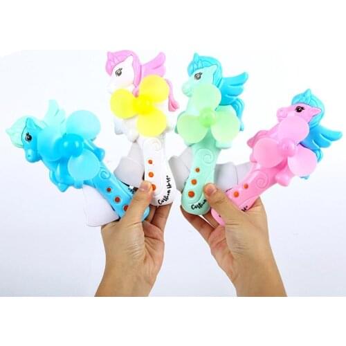 Cute Cartoon Hand Fan Mini Portable Christmas Gift