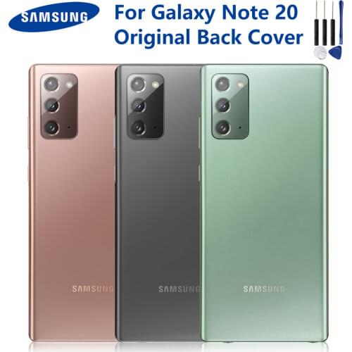 Samsung Original Back Battery Door Rear Plastic Case For Samsung Galaxy Note20 Note 20 Housing Rear Back Cover Case