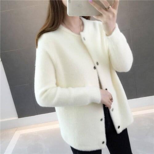 Autumn And Winter Women 'S Clothing Mink Fur Autumn And Winter Sweater Coat 2020 New Women 'S Loose Velvet Long -Sleeved