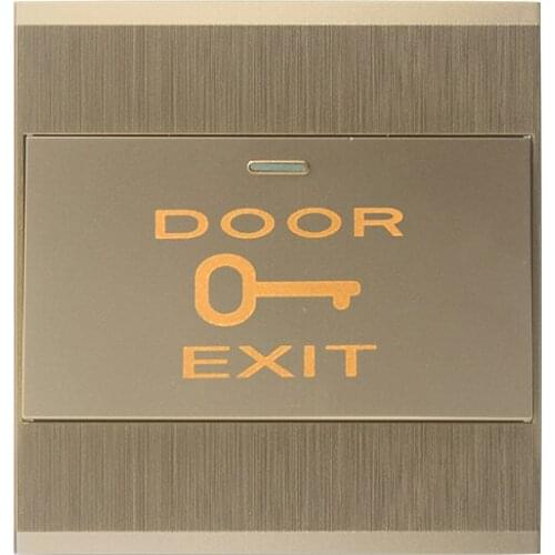 NO/NC/COM Zinc Alloy Door Release Exit Button Push Switch for Electric Lock Door Access Control System