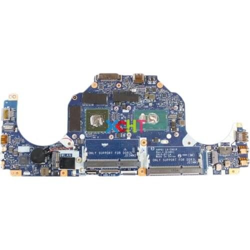CN-0VC62V 0VC62V VC62V AAP01 LA-C901P w I5-6200U CPU GTX960M GPU DDR3L for Dell Alienware 13 R2 PC Laptop Motherboard Tested