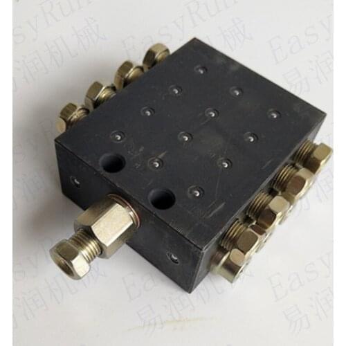 Grease Pump Oil Distributor /Grease Separator/Oil Separator 6 /8/10/12/14 holes for Concrete Pump Parts