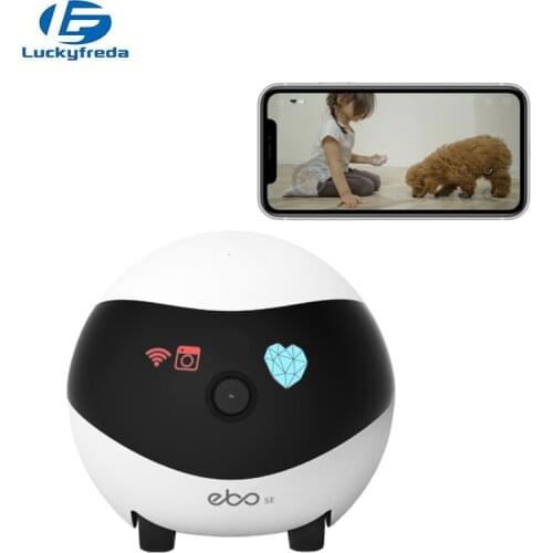 EBO SE WiFi Smart Home Companion Robot Family Monitor Security Camera Audio 1080P HD Recharge Itself Auto-Cruise Detection
