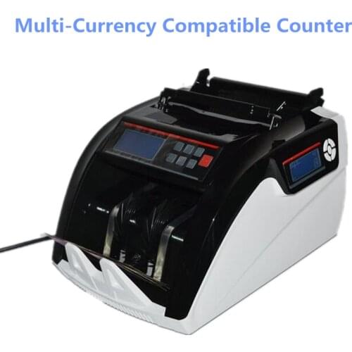 Bill Counter Multi-Currency Compatible Cash Money Counting Machine Suitable For EURO US DOLLAR 5800