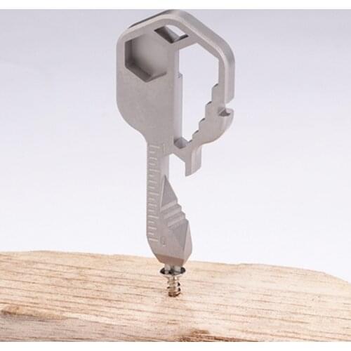 Multi-Tool Key Multifunctional Key Pendant Wrench Set Universal Keys Gear Clips Measuring Adjustable Portable Bicycle Hand Tool