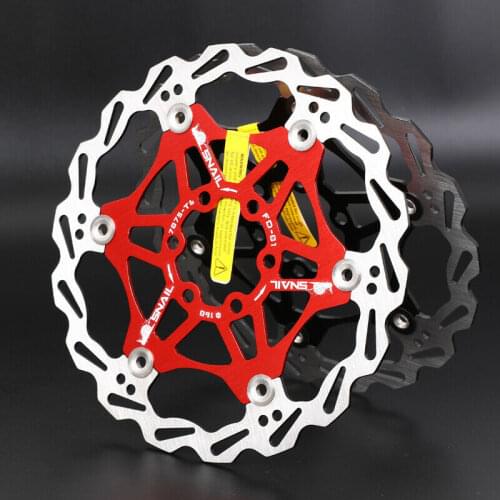 SNAIL 160/180/203mm Bicycle Floating Brake Disc Rotor cycling Bettery Bike Brake Accessories Ultralight Fit Shimmano Brakes