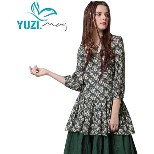 Женские льняные рубашки Yuzi.may China At AliExpress
