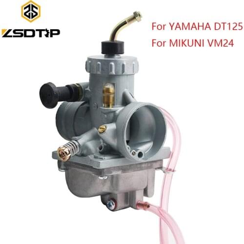 ZSDTRP DT125 Elbow Carburetor VM24 Carb DT125 Carburetor For YAMAHA DT125 MIKUNI VM24 Elbow Carb Motorcycle Accessories