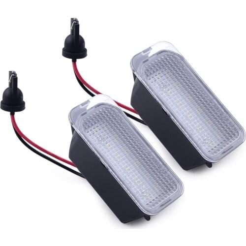 2pcs LED Licence Number Plate Light Lamp Fit For Ford Transit Van MK8 2014-2015 2016 2017