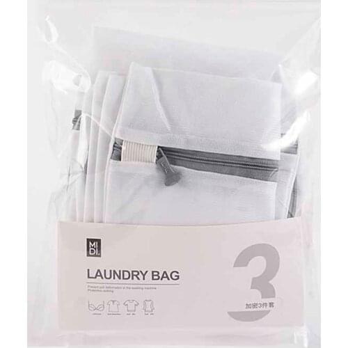 3PCS Laundry Wash Bag Net Laundry Basket Laundry Bags Durable Coarse Mesh Laundry Bag with Zip Closure for Clothes Washing Bag
