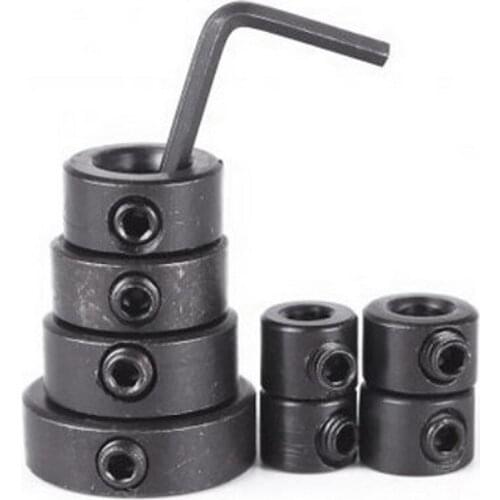 9pcs 3-16mm Woodworking Drill Locator Drill Bit Depth Stop Collars Ring Positioner Drill Locator Wood Drill Bit Hex Wrench Guid