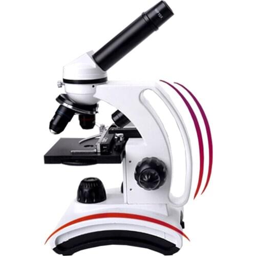 Biological Microscope Illuminated LED Monocular Student Microscope
