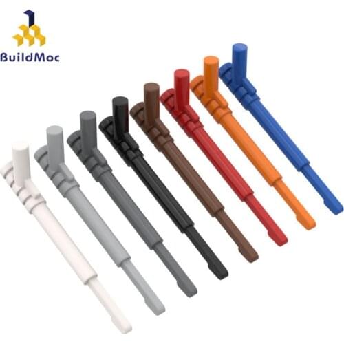 BuildMOC 30088 1X5 fishing fork ldd 30088 For Building Blocks Parts DIY Construction Creative gift T