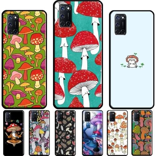 Magic Mushrooms Case For OPPO Reno 2 Z 4 Pro F5 F7 A52 A72 A1K A5S A15 A83 A91 A31 A53 A5 A9 2020 Cover