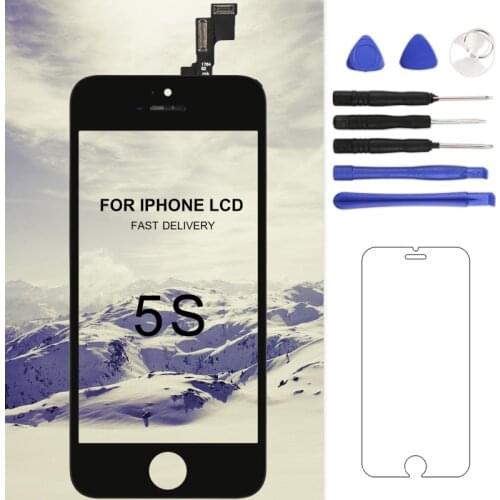 For iphone 5S LCD Screen Touch Screen Digitizer 1PC Grade AAA Display Replacement Assembly For iphone 5S LCD Screen