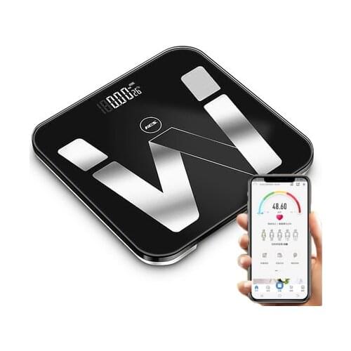 Hot Smart Bathroom Weigh Scale Electronic Body Fat Scale Bascula Digital Peso Corporal Digital Mi Floor Scales Bluetooth Balance
