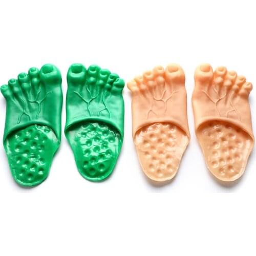 Halloween Hulk Slippers Shoe Cover Bigfoot Tweezers April Fools Day Tricks Toy
