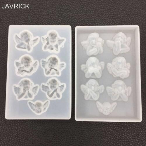 Little Angel Shape Silicone Mold DIY Clay UV Epoxy Resin Molds Pendant Jewelry Making Mould