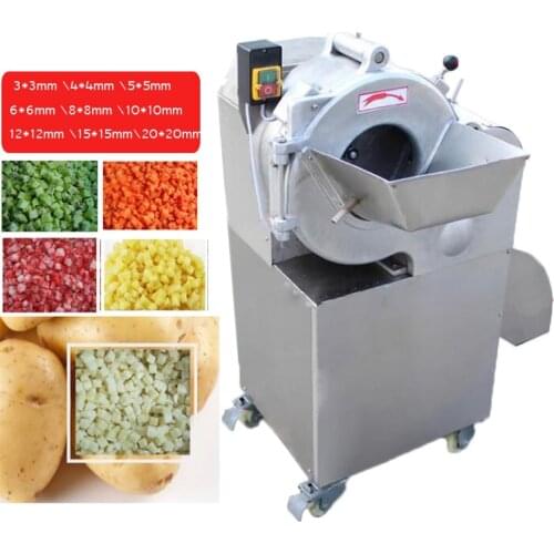 Dicing machine CHD-100 Commercial stainless steel multifunctional vegetable cutter vegetable spiral slicer 220V 1PC