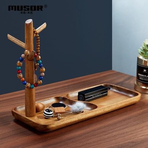 Key Rack Storage Box for Doorway, Living Room Desktop Sundries Shelf,Wooden Creative Furniture