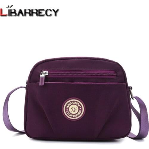 Casual Mini Ladies Messenger Bag High Quality Nylon Solid Color Women Shoulder Bags Multifunctional Mobile Phone Bags Travel Bag