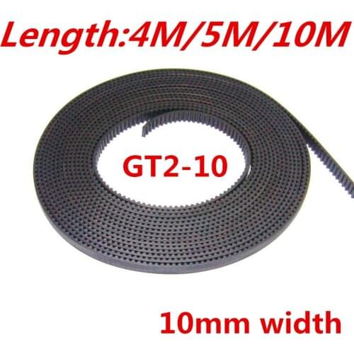 4 meter 5 meter 10 meter gt2 10mm timing belt GT2-10mm Open Timing Belt Width 10mm GT2 Belt Rubber GT2 10mm for 3D printer