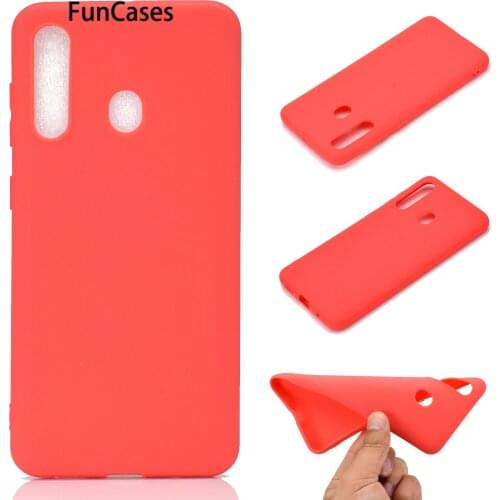 Solid Color Soft Silicone Protector For capinha Samsung A60 Plain Luxury sFor Movil Samsung Galaxy telefoon M40 Marble Cases