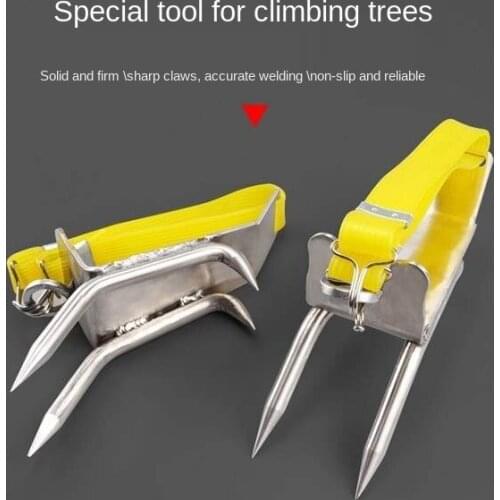Tree climbing artifact foot bar multi-function anti-skid cat claw tree shoes logging and bird nest digging tool