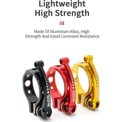 MUQZI Bicycle Seat Post Aluminum Ultralight Quick Release Road Bike MTB Mountain Bicycle Seat Post Seatpost Clamp 40/41MM