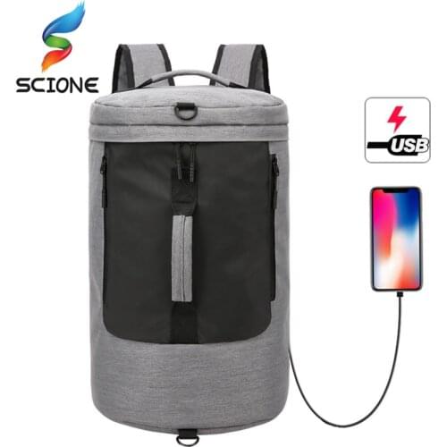 Large Capacity Outdoor Training Gym Bag Men Women Travel Handbag Military Tactical Backpack Army Sports Fitness Bags Bucket Bags