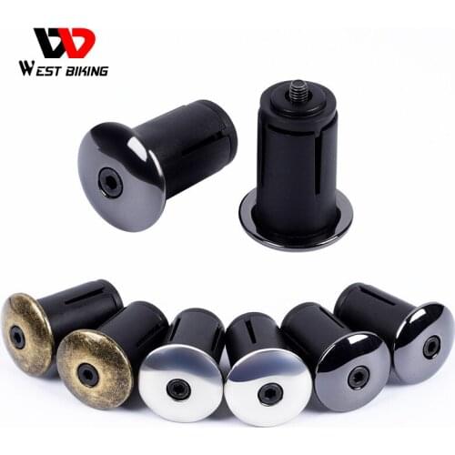 WEST BIKING Quality Bicycle Grip Plugs Handle Bar End Cap MTB Road Bike Bar End Plugs For Handlebar Grip Accessories 1 Pair