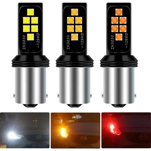 2pcs LED Turn Signal Light 1156 bay15d 1157 BAY15D for Toyota Camry RAV4 Corolla Land Cruiser Prado Highlander Avensis Auris