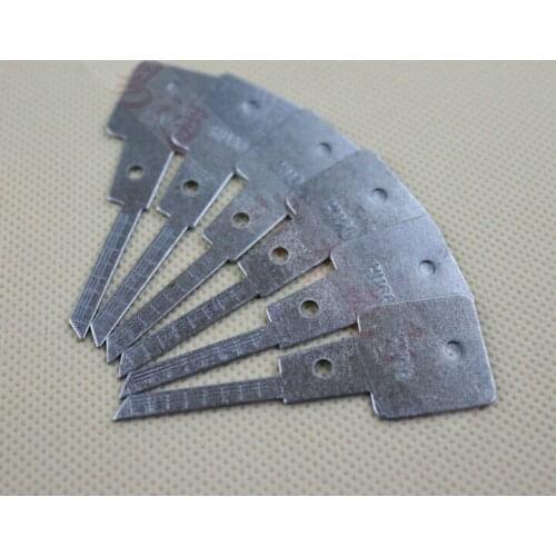20pcs Original Engraved Line Key for 2 in 1 LiShi HU66 scale shearing teeth blank car key locksmith tools supplies