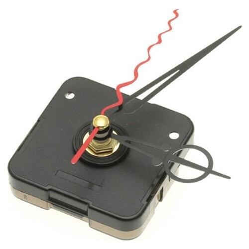 2021 mute mechanism Quartz Clock Movement Kit Spindle Mechanism shaft 13mm with Wave type hands Whole and Retail Brand New