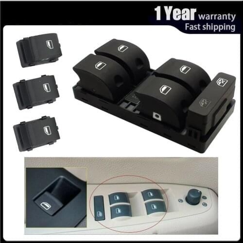 For Audi A4 R8 S4 TT TTS RS4 2005 2006 2007 2008 2009 2010 2011 2012 Electric Window Control Switch Regulator Button Console
