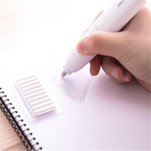 Electric Eraser Kit Pencil Automatic Eraser with 60pcs Rubber Refills for Artist Painter Student Designer