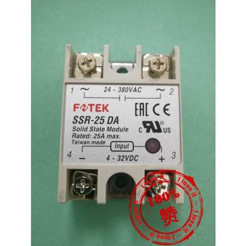 New original single-phase solid state relay controlled Silicon SSR-25DA